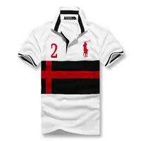 jogging tee shirt cotton polo ralph lauren hommes rl2 white black